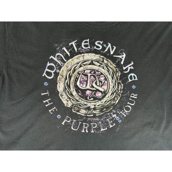 Whitesnake THE PURPLE TOUR 2015 T Shirt Black Tee Mens Size 3XL - Picture 2 of 4